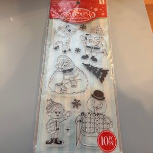 Inkad Inkado Rudolph clear stamps